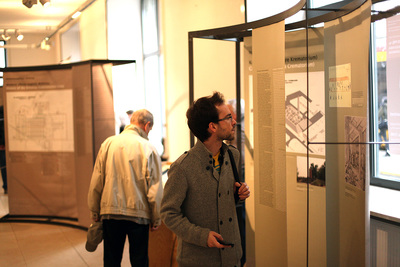 Wystawa „Auschwitz. Fabryka śmierci” – „Przystanek Historia” IPN w Warszawie, 31 marca 2017 (Fot. Marcin Jurkiewicz / IPN)