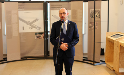 Wystawa „Auschwitz. Fabryka śmierci” – „Przystanek Historia” IPN w Warszawie, 31 marca 2017 (Fot. Marcin Jurkiewicz / IPN)