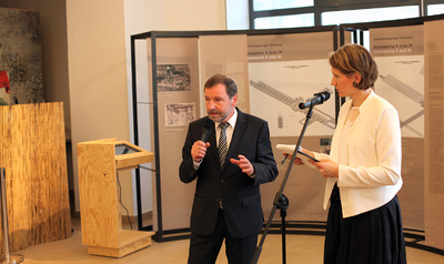 Wystawa „Auschwitz. Fabryka śmierci” – „Przystanek Historia” IPN w Warszawie, 31 marca 2017 (Fot. Marcin Jurkiewicz / IPN)