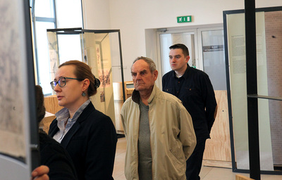 Wystawa „Auschwitz. Fabryka śmierci” – „Przystanek Historia” IPN w Warszawie, 31 marca 2017 (Fot. Marcin Jurkiewicz / IPN)