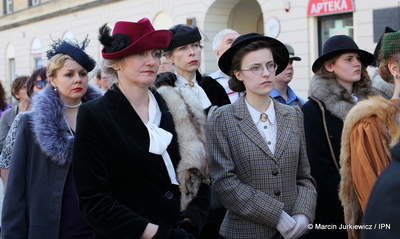 X Katyński Marsz Cieni, Warszawa 2 kwietnia 2017 (fot. Marcin Jurkiewicz)