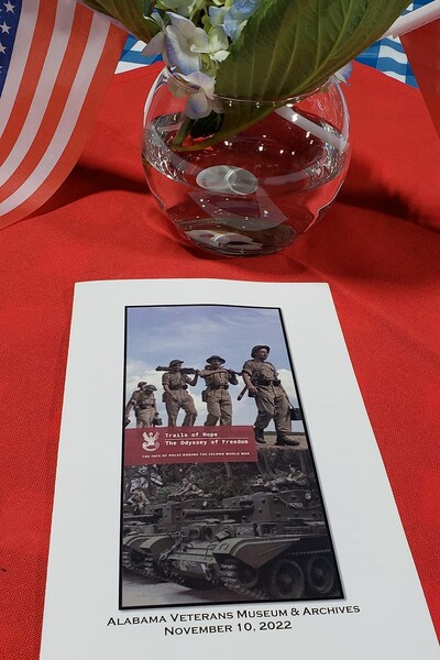 Wystawa „Szlaki Nadziei. Odyseja Wolności” w Alabamie – Athens (USA), 10 listopada 2022. Fot za City of Athens, Alabama (Public Relations) na Facebooku