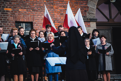 Poświęcenie pomnika upamiętniającego gen. Jana Henryka Dąbrowskiego - Fot. MN/BUWiM
