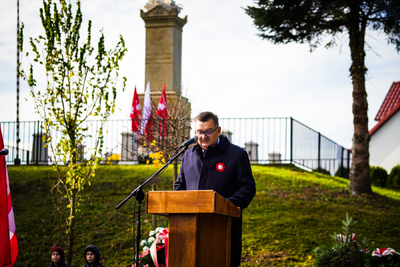 Poświęcenie pomnika upamiętniającego gen. Jana Henryka Dąbrowskiego - Fot. MN/BUWiM