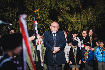 Poświęcenie pomnika upamiętniającego gen. Jana Henryka Dąbrowskiego - Fot. MN/BUWiM