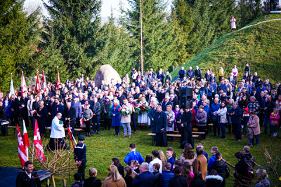 Poświęcenie pomnika upamiętniającego gen. Jana Henryka Dąbrowskiego - Fot. MN/BUWiM