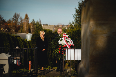 Poświęcenie pomnika upamiętniającego gen. Jana Henryka Dąbrowskiego - Fot. MN/BUWiM