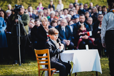 Poświęcenie pomnika upamiętniającego gen. Jana Henryka Dąbrowskiego - Fot. MN/BUWiM