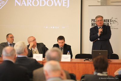 Dyskusja w 40. rocznicę powstania ROPCiO – Warszawa, 25 kwietnia 2017 (Fot. Marcin Jurkiewicz / IPN)