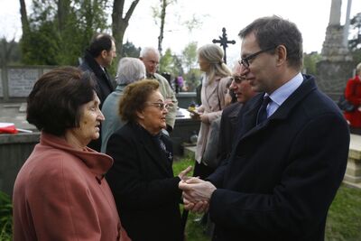 Członkinie organizacji „Orlęta” z prezesem IPN dr. Jarosławem Szarkiem – Rudnik nad Sanem, 30 kwietnia 2017