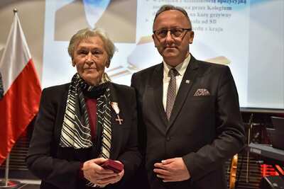 Uroczystość wręczenia Krzyży Wolności i Solidarności – Szczecin, 16 grudnia 2022. Fot. Marcin Manowski (IPN)