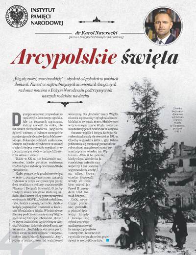 „Arcypolskie święta” – dodatek IPN do miesięcznika „W Sieci Historii” nr 1–2/2023