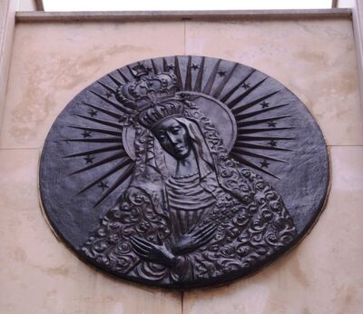 Medalion z Matką Bożą Ostrobramską. Fot. Adam Siwek 2015