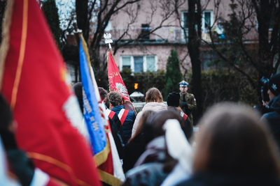 Uroczystości na symbolicznym Cmentarzu – Pomniku Zbrodni Wawerskiej przy ul. 27 Grudnia