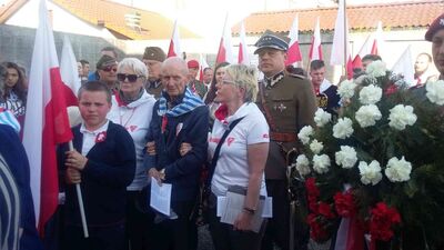 Uroczystości przy Memoriale KL Gusen