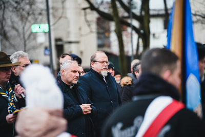 Uroczystości na symbolicznym Cmentarzu – Pomniku Zbrodni Wawerskiej przy ul. 27 Grudnia