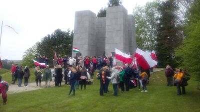 Mauthausen – uroczystości pod polskim pomnikiem