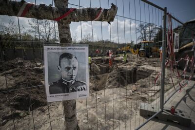 „Łączka” – maj 2017. Fot. Biuro Poszukiwań i Identyfikacji IPN