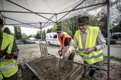 „Łączka” – maj 2017. Fot. Biuro Poszukiwań i Identyfikacji IPN