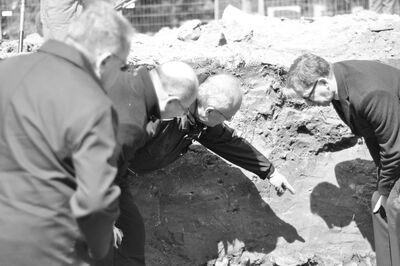 „Łączka” – 10 maja 2017. Fot. Biuro Poszukiwań i Identyfikacji IPN