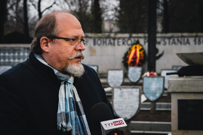 Cmentarz Wojskowy na Powązkach, kwatera uczestników powstania styczniowego - fot. Mateusz Niegowski