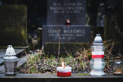 Grób Ignacego Mickiewicza; kwatera 207, rząd 1, grób 19 – fot. Mateusz Niegowski