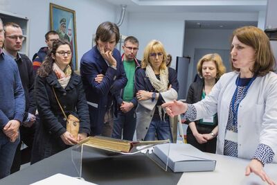 Wizyta studyjna w Archiwum IPN – 11 maja 2017. Fot. Katarzyna Adamów