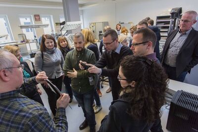 Wizyta studyjna w Archiwum IPN – 11 maja 2017. Fot. Katarzyna Adamów