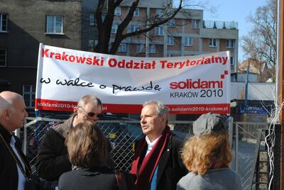Protest głodowy w obronie nauczania historii – Kraków, marzec 2012