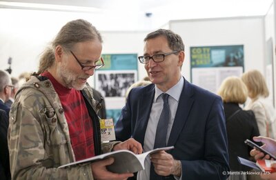 W Senacie wystawa IPN „Bunt w imperium - 40. rocznica utworzenia SKS” – Warszawa, 17 maja 2017 Fot. Marcin Jurkiewicz (IPN)