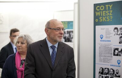 W Senacie wystawa IPN „Bunt w imperium - 40. rocznica utworzenia SKS” – Warszawa, 17 maja 2017 Fot. Marcin Jurkiewicz (IPN)