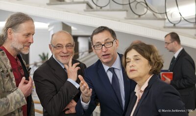 W Senacie wystawa IPN „Bunt w imperium - 40. rocznica utworzenia SKS” – Warszawa, 17 maja 2017 Fot. Marcin Jurkiewicz (IPN)