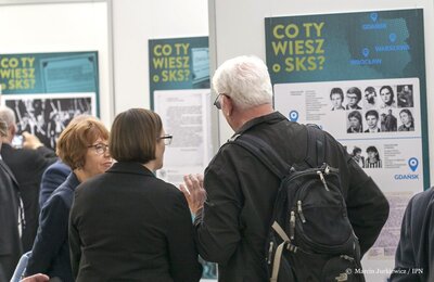 W Senacie wystawa IPN „Bunt w imperium - 40. rocznica utworzenia SKS” – Warszawa, 17 maja 2017 Fot. Marcin Jurkiewicz (IPN)