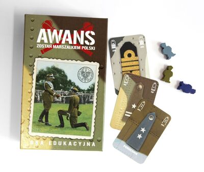 Pudełko, pionki i karty