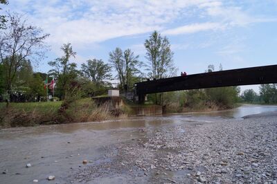 Most nad rzeką Sillaro w miejscu przeprawy polskich oddziałów. Fot. Adam Siwek 2015