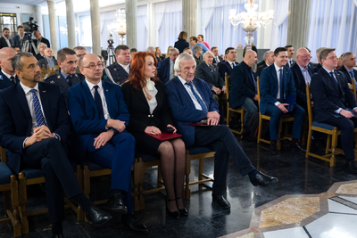 Międzynarodowa konferencja „Imperializm spod znaku dwugłowego orła i czerwonej gwiazdy. Ofiary komunizmu i imperializmu rosyjskiego w XX w.” – Warszawa, 23 lutego 2023. Fot. Sławek Kasper (IPN)