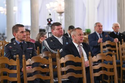 Międzynarodowa konferencja „Imperializm spod znaku dwugłowego orła i czerwonej gwiazdy. Ofiary komunizmu i imperializmu rosyjskiego w XX w. – Warszawa, 23 lutego 2023. Fot. Anna Strzyżak (Kancelaria Sejmu RP)