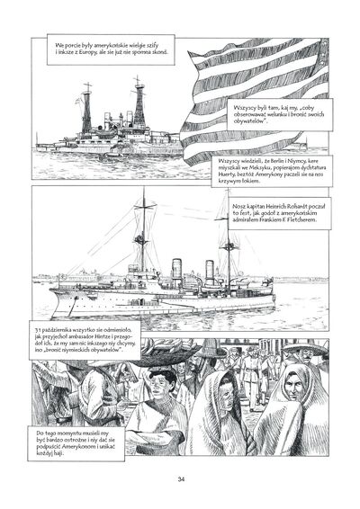 strona z komiksu „Oszek. Zmagania z legendą”