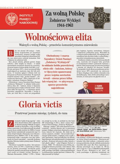 „Za wolną Polskę. Żołnierze Wyklęci 1944–1963” – dodatek prasowy IPN do „Naszego Dziennika”, 1 marca 2023