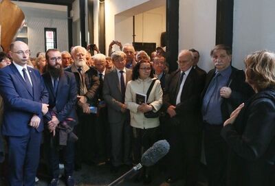 Obchody dnia Bohatera w Memoriale Ofiar Komunizmu i Ruchu Oporu w Syhocie Marmaroskim.Fot. Sławomir Kasper (IPN)