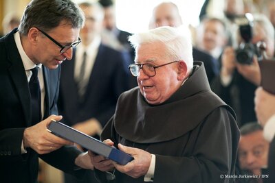 Uroczystość wręczenia nagród "Kustosz Pamięci Narodowej" – 26.05.17 (Fot. Marcin Jurkiewicz/IPN)
