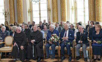 Uroczystość wręczenia nagród "Kustosz Pamięci Narodowej" – 26.05.17 (Fot. Marcin Jurkiewicz/IPN)