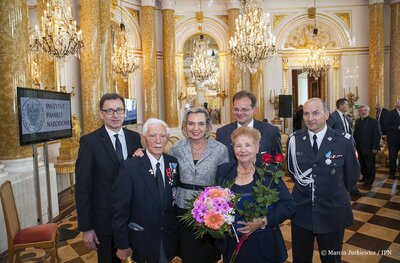 Uroczystość wręczenia nagród "Kustosz Pamięci Narodowej" – 26.05.17 (Fot. Marcin Jurkiewicz/IPN)