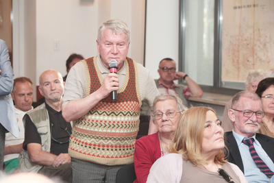 Promocja książki Józefa Marii Ruszara „Czerwone pająki. Dziennik żołnierza LWP”. Fot. Piotr Życieński
