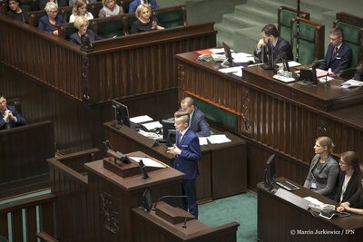 XXIII sesja Sejmu Dzieci i Młodzieży – Warszawa, 1 czerwca 2017. Fot. Marcin Jurkiewicz (IPN)