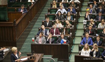 XXIII sesja Sejmu Dzieci i Młodzieży – Warszawa, 1 czerwca 2017. Fot. Marcin Jurkiewicz (IPN)