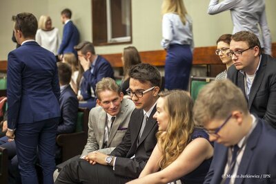 XXIII sesja Sejmu Dzieci i Młodzieży – Warszawa, 1 czerwca 2017. Fot. Marcin Jurkiewicz (IPN)