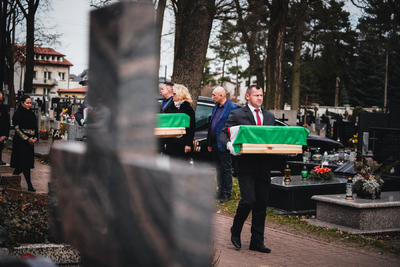 Ceremonia pogrzebowa trzech żołnierzy armii węgierskiej poległych w walkach z Armią Czerwoną – fot. MN/BUWiM