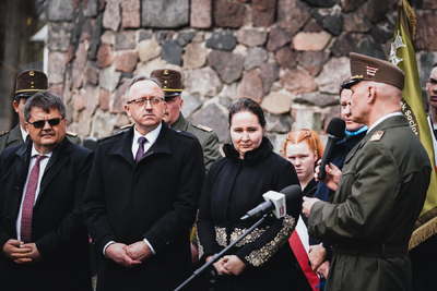 Ceremonia pogrzebowa trzech żołnierzy armii węgierskiej poległych w walkach z Armią Czerwoną – fot. MN/BUWiM