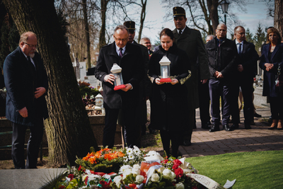 Ceremonia pogrzebowa trzech żołnierzy armii węgierskiej poległych w walkach z Armią Czerwoną – fot. MN/BUWiM